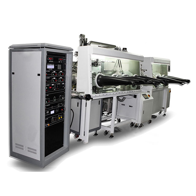 High Vacuum Evaporating Coating System with Glove Box