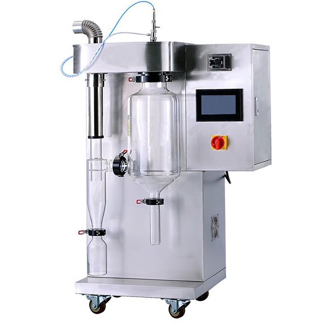 Small baking paint shell double separation spray dryer