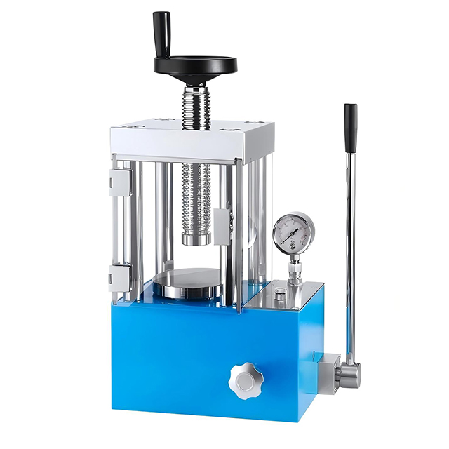 30Ton manually hydraulic pallet powder press machine with protective cover