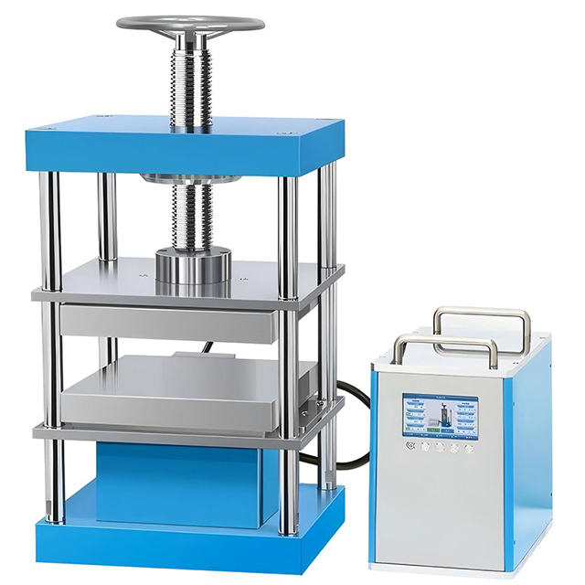 Split-Type Automatic Hot/heat hydraulic powder Press Machine with Max 300C temperature