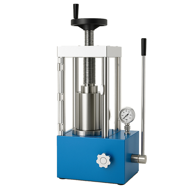 Manually cold isolate hydraulic powder press machine（CIP） with 60 ton pressure