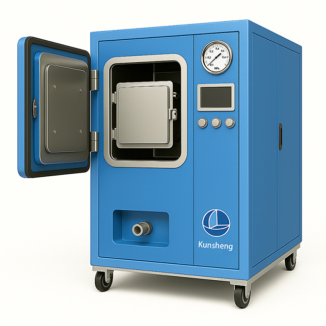 Spark plasma sintering furnace with HIP processing and 20T pressure