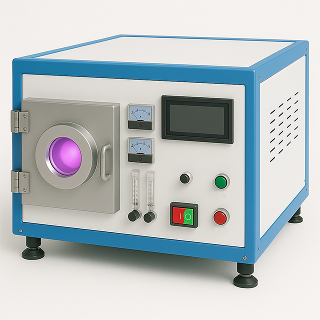 20Mhz frequency quartz glass chamber plasma cleaner with optional 1L,2L,5L and 10L capacity