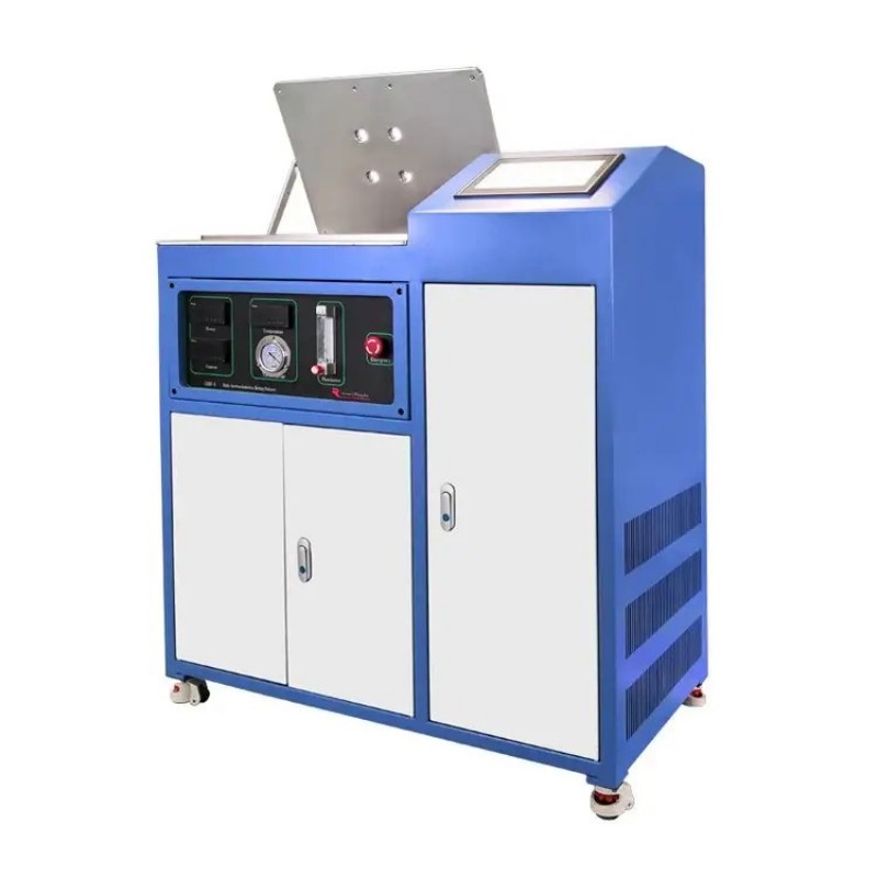 Dual-station vacuum fusion/melting furnace machine for refractory XRF sample analysis