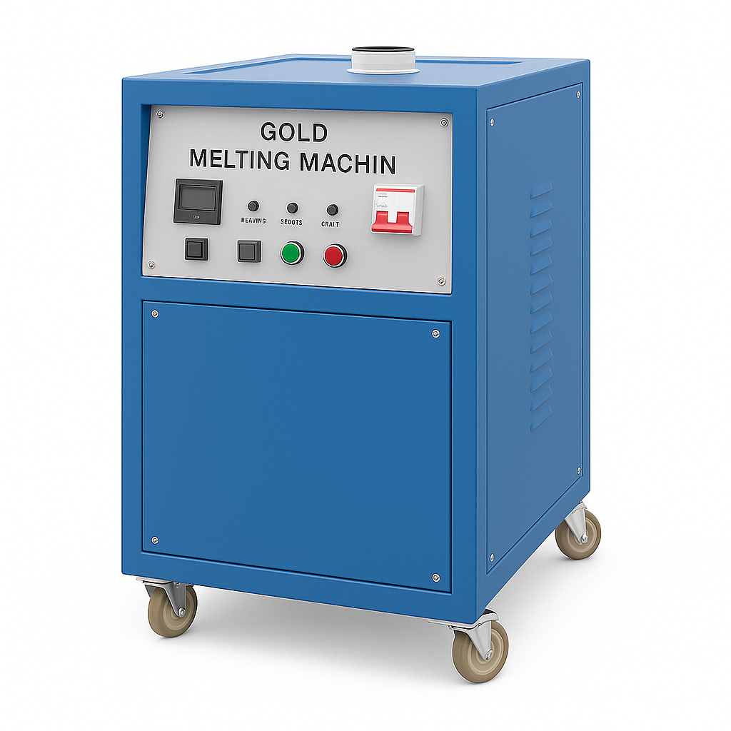 Jewelry Gold induction Melting Furnace Machine for 1.2Kg