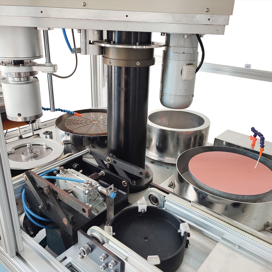 Fully Automatic Precision Lapping and Polishing System for Hard Materials
