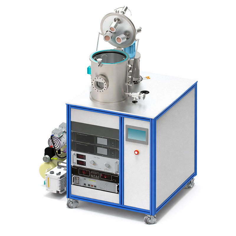 High Vacuum Dual-Source DC/RF Magnetron Sputtering Coater with 2 ...