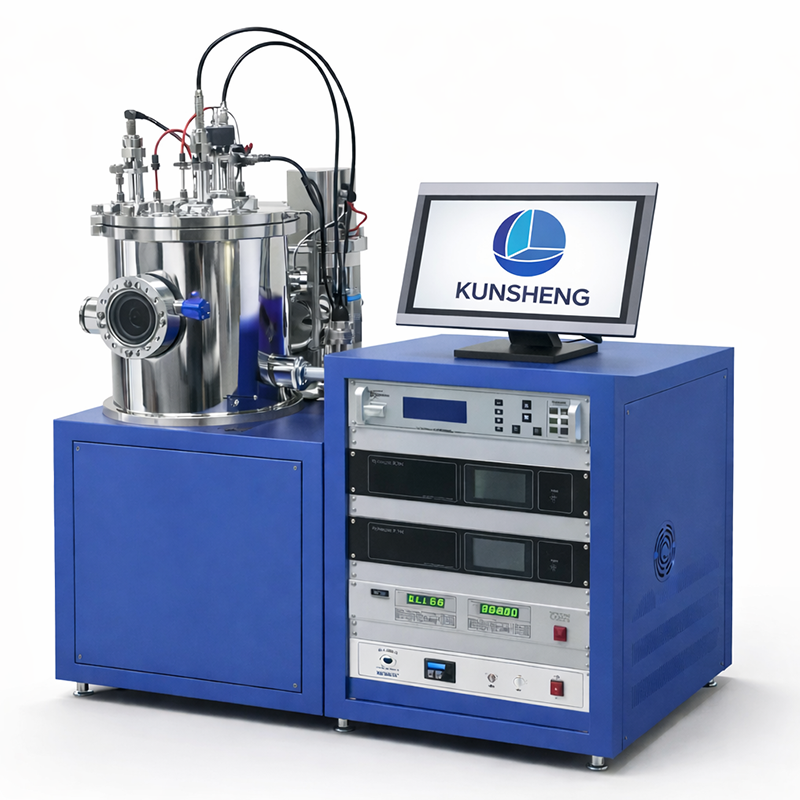 Triple-Target Magnetron Sputtering System for High‑Performance Thin‑Film Deposition