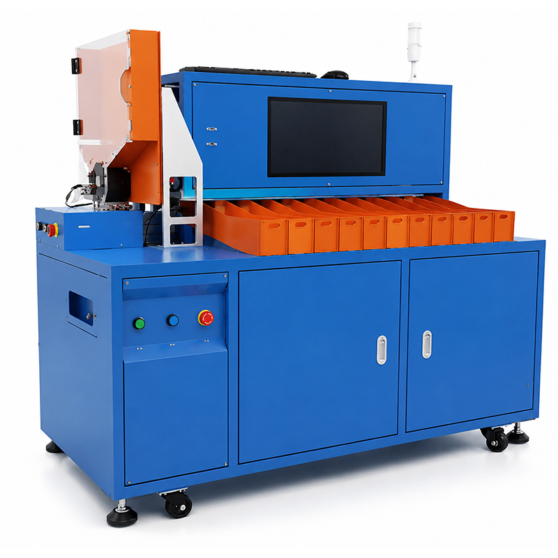 11-Channel Laboratory Li-ion AA Cylindrical Cell IR & Voltage Testing Grading Sorting Machine