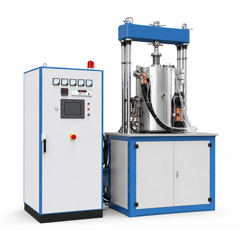 Vacuum and Heat Assisted Hydraulic Press furnace Manufacturer