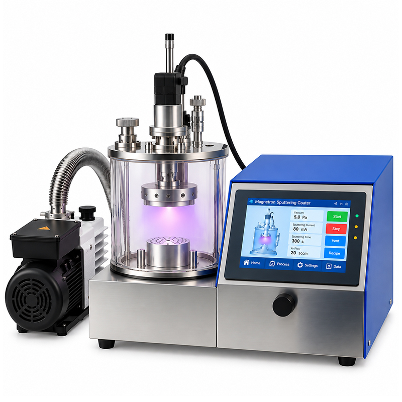 Benchtop Plasma Sputtering Coater for Metal Thin Film Deposition